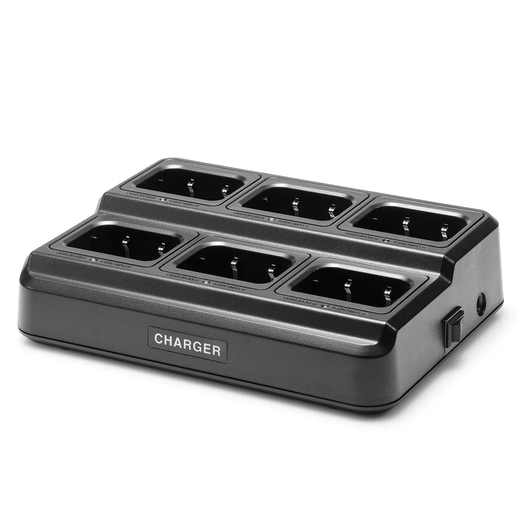 Department - Set of 6 - Plus 6 way Base Station Charger