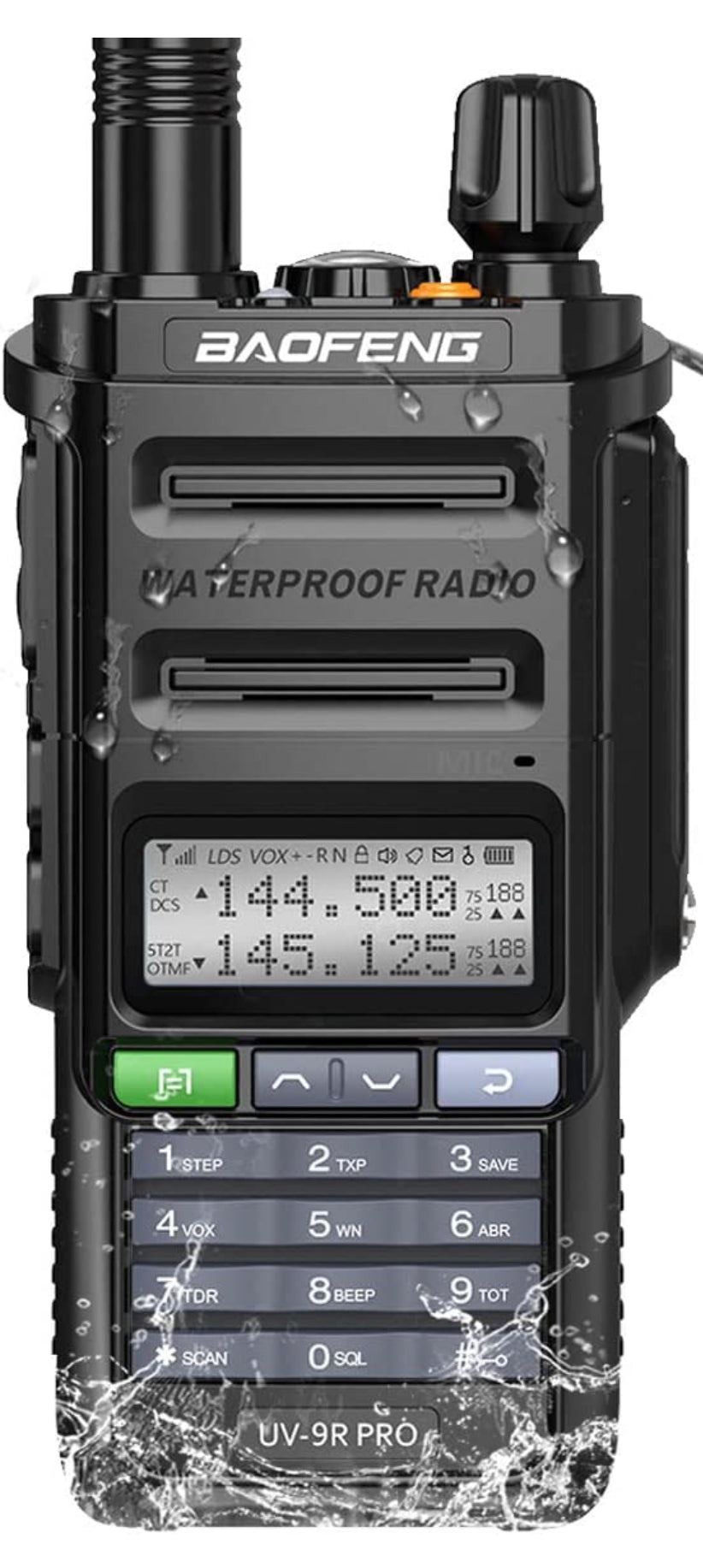 TEXAS Wildland Fire and All-Hazards Preprogrammed Baofeng UV-9R Pro Waterproof Handheld 8 Watt Radio