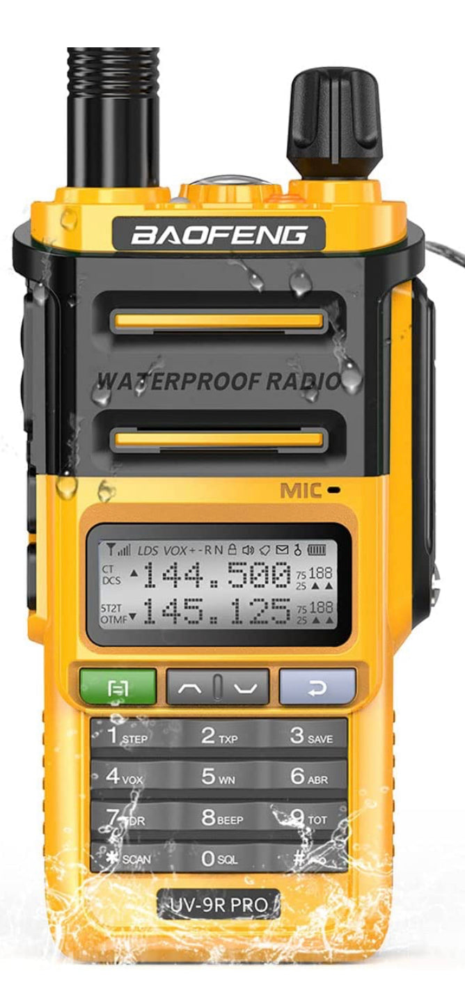 TEXAS Wildland Fire and All-Hazards Preprogrammed Baofeng UV-9R Pro Waterproof Handheld 8 Watt Radio